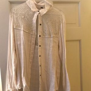 Free people button down shirt (S)